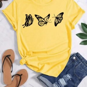 Butterfly T-Shirt Yellow