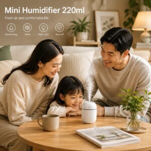 Mini Humidifier Air Moisturizer 220ml