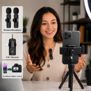 Wireless Microphone Set 2 in 1