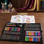 Kids 168 Colour Set [ Water Colour / Colour Pencils / Crayon / Paticklem
