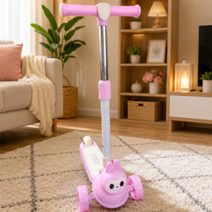 Labubu Foldable LED Light 3-wheel Scooter
