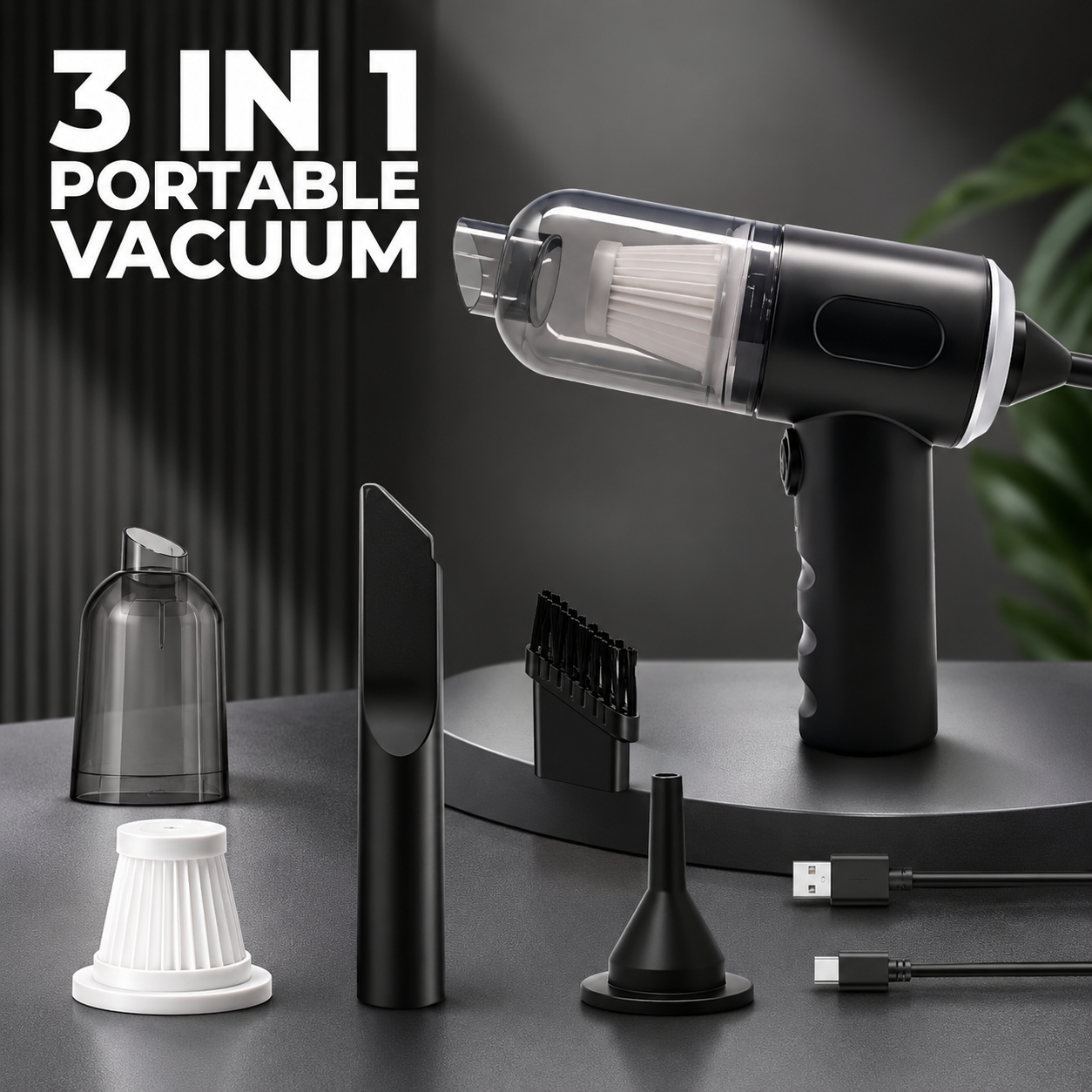 3 in 1 Vacuum Cleaner Portable